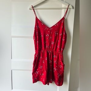 Floral cami romper